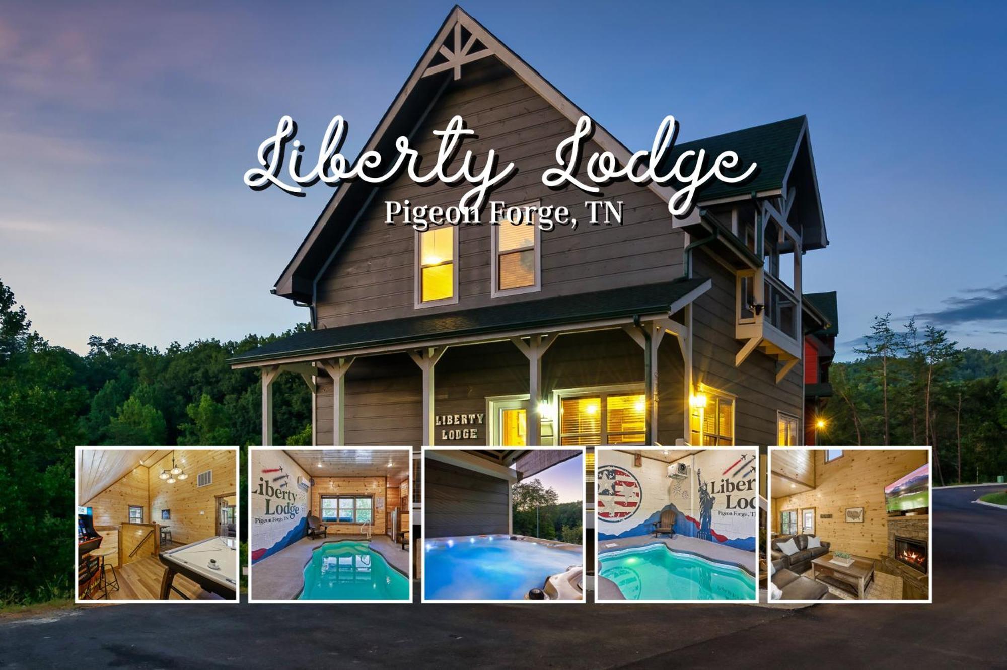 Liberty Lodge - Family Getaway With Pool, Hot Tub, Arcade & Dogs Pigeon Forge Exterior photo